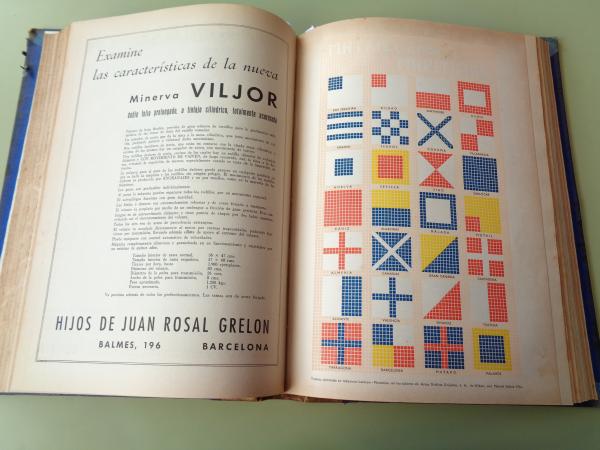 GRFICAS. Revista de las Tcnicas del Libro. Ao 1949 completo (Nmeros 55 a 66)