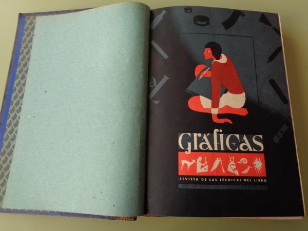 GRFICAS. Revista de las Tcnicas del Libro. Ao 1951 completo (Nmeros 79 a 90)