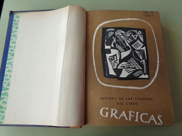 GRFICAS. Revista de las Tcnicas del Libro. Ao 1952 completo (Nmeros 91 a 102)
