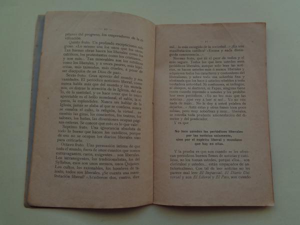 Paco Lecturas. Recomendacin de los Peridicos Anticlericales