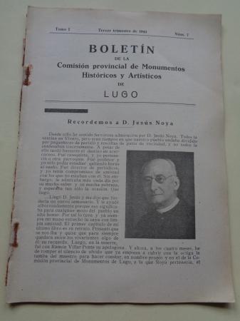 Boletn de la Comisin Provincial de Monumentos Histricos y Artsticos de Lugo. N 7, Tercer trimestre de 1943