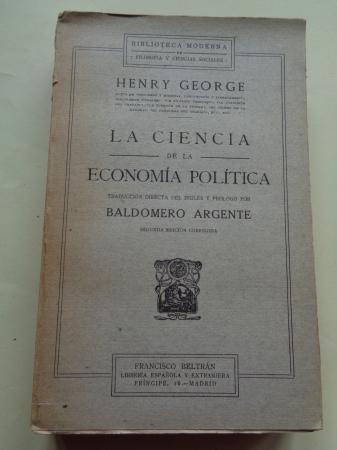 La ciencia de la economa poltica