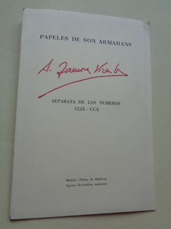 Alonso Zamora y la cultura galaico-portuguesa. Papeles de Son Armadans. Separata de los nmeros CCIX-CCX, 1973