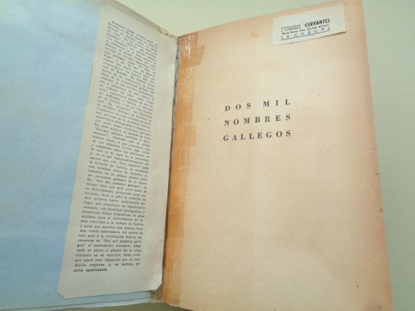 Dos mil nombres gallegos