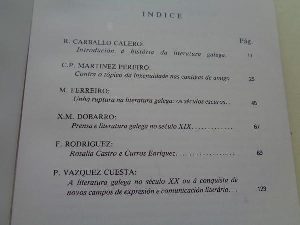 A nosa literatura. Unha interpretacin para hoxe (Carballo Calero- Martnez Pereiro-M. Ferreiro-X. M Dobarro-P. Vzquez Cuesta)