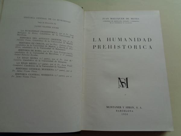 La Humanidad prehistrica