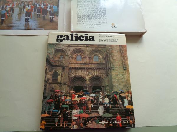 Galicia. Librodisco (Libro + disco de 33 rpm) con estuche. Textos en francs