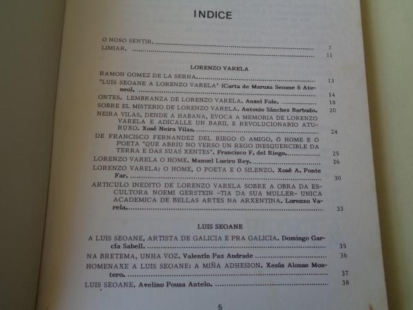 Cuadernos Ateneo Ferroln. Ano III. N II. Nadal 1983. Rafael Dieste- Luis Seoane-Lorenzo Varela