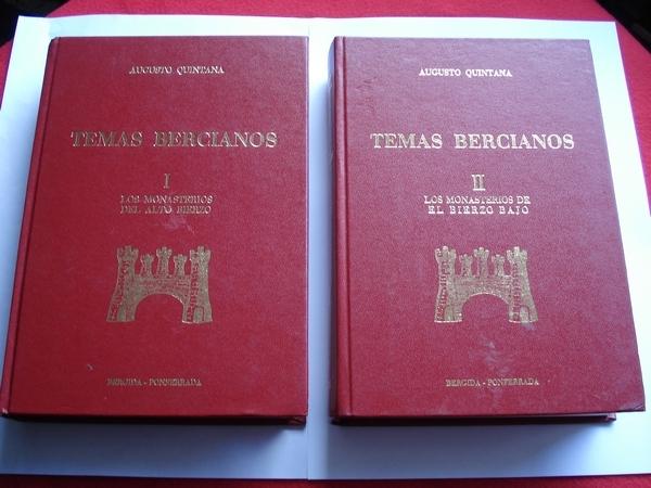 Temas Bercianos. Tomo I: Los monasterios del Alto Bierzo / Tomo II: Los monasterios de Bierzo Bajo