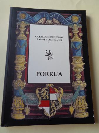 Catálogo de libros raros y antiguos, vol. 71