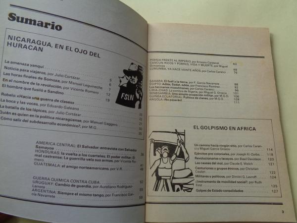 AMRICA LATINA Y FRICA HOY. Revista del Tercer Mundo. Nmeros 7 (1981) y 8 (1982). (Cortzar, Galeano, Cardenal, Ziegler...)