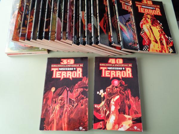 Coleccin Completa. 40 libros. Biblioteca Universal de Misterio y Terror