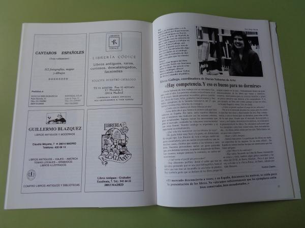 NOTICIAS BIBLIOGRFICAS. Boletn Bibliogrfico Anticuario. Nmeros 1 al 113 (Enero 1988 - Septiembre-Octubre 2006)