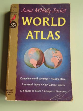 WOLRD ATLAS. Rand McNally-Pocket (A cardinal Edition)