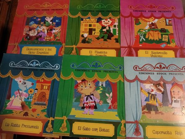 Ediciones Stock Presenta: Blancanieves y los 7 enanitos - El flautista de Hamelin - El sastrecillo valiente - La ratira presumida - El gato con botas - Caperucita roja