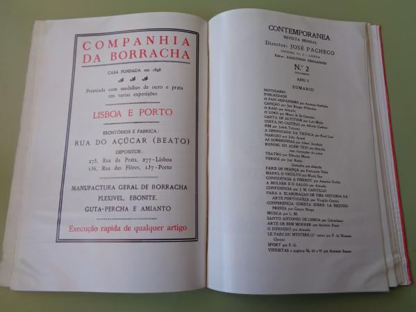 CONTEMPORANEA. Grande Revista Mensal. Volume I. Nmeros 1 (Maio)- 2 (Junho) - 3 (Julho), 1922 (Edio facsmile)