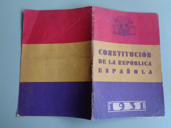 Constitucin de la Repblica Espaola. 1931. 