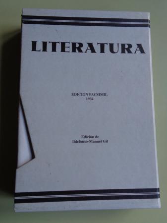 LITERATURA. Caja con 6 vol. Edicin facsmil del original de 1934