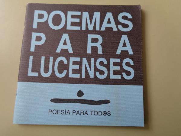 Poemas para lucenses (C. Rodrguez Fer - Carmen Blanco - Olga Novo)