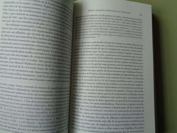 La CNT durante el franquismo. Clandestinidad y exilio (1939-1975)