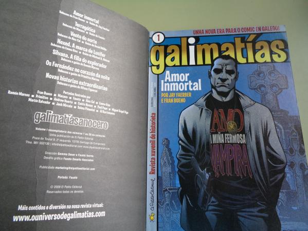 GALIMATAS. Revista xuvenil de historieta. Volume recompilatorio dos nmeros 1 ao 20. Extra Ano Cero