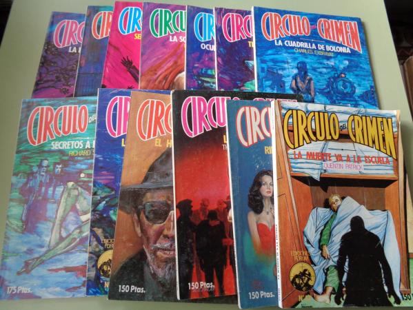 13 tomos CRCULO DEL CRIMEN