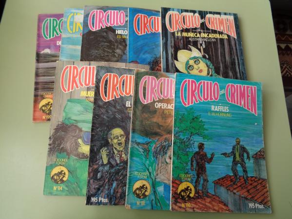 9 tomos CRCULO DEL CRIMEN