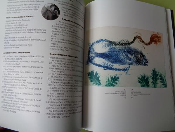 HOMENAXE A RIBEIRA. Gyotaku Gravado. Catlogo