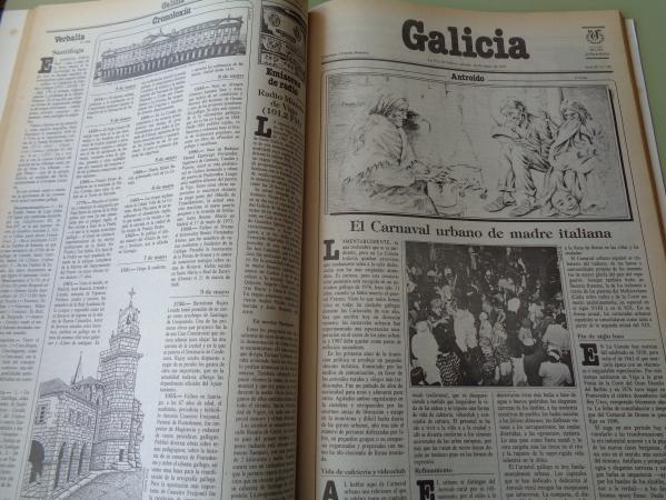 GALICIA: 17 SUPLEMENTOS + CUADERNO DE CULTURA: 17 SUPLEMENTOS. La Voz de Galicia, 1987