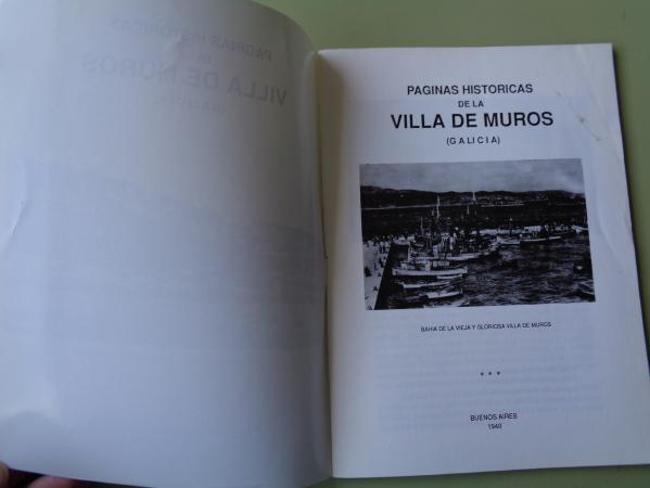 Pginas histricas de la Villa de Muros