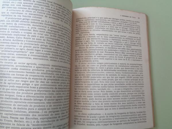 Primeiro Congreso UPG (Unin do Povo Galego). 1977