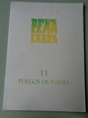 PEA LABRA. Revista de Poesa. Nmero 11. Primavera 1974. Manuel Machado y el Modernismo