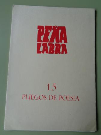 PEA LABRA. Revista de Poesa. Nmero 15. Primavera 1975. Jorge Guilln