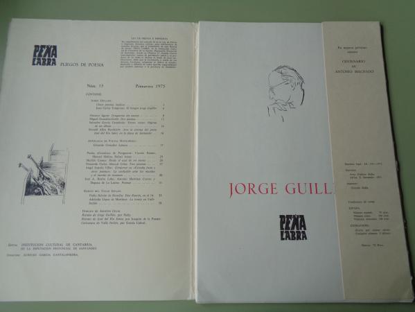 PEA LABRA. Revista de Poesa. Nmero 15. Primavera 1975. Jorge Guilln