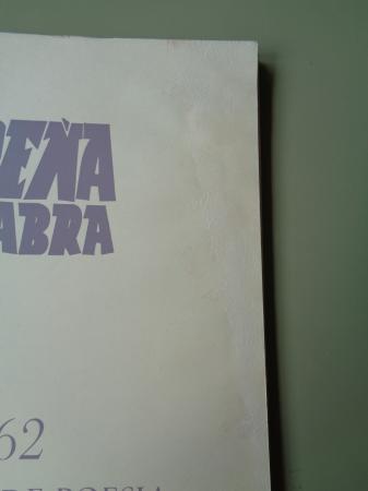 PEA LABRA. Revista de Poesa. Nmero 62. Verano 1987. Gerado Diego. Pere Gimferrer