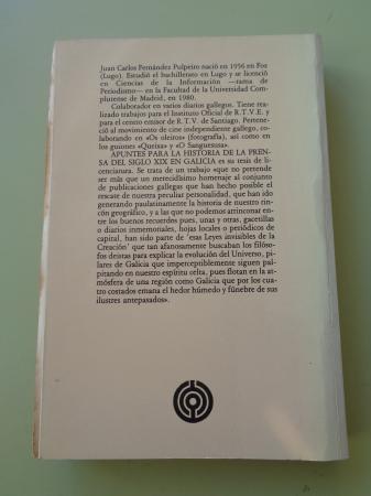 Apuntes para la historia de la prensa del siglo XIX en Galicia
