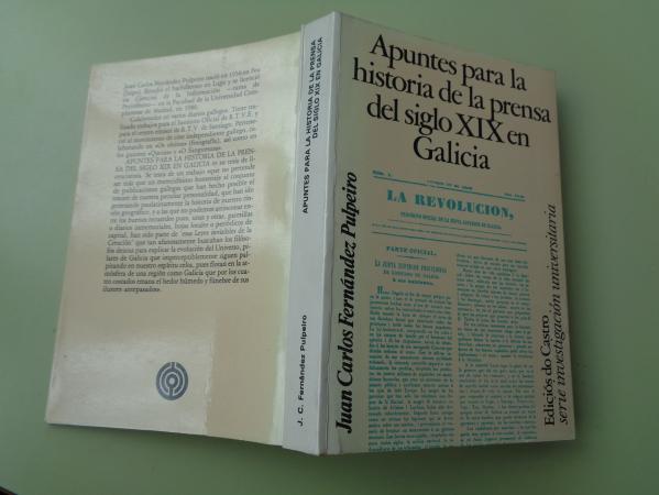 Apuntes para la historia de la prensa del siglo XIX en Galicia