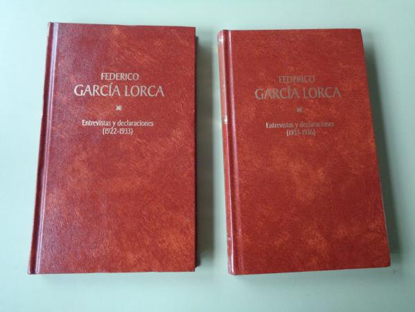 Entrevistas y declaraciones (1922-1933) / Entrevistas y declaraciones (1933-1936) - 2 tomos