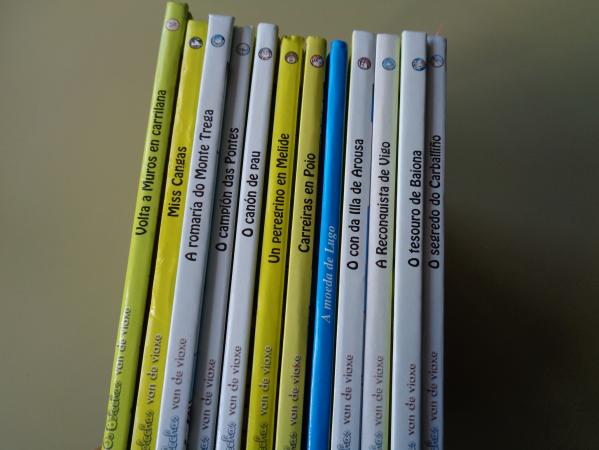 12 libros OS BOLECHAS VAN DE VIAXE 