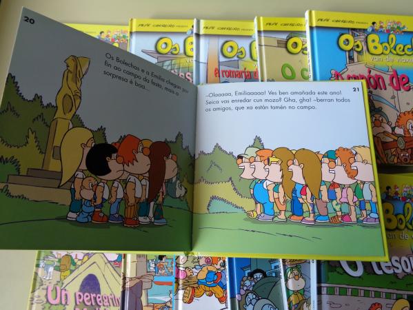 12 libros OS BOLECHAS VAN DE VIAXE 