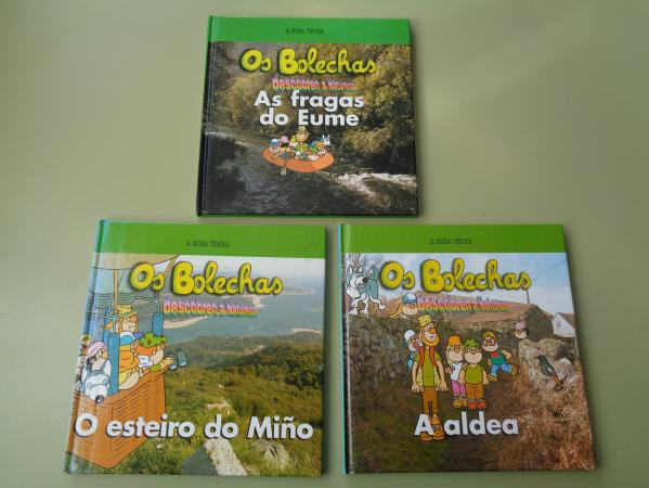 3 libros OS BOLECHAS DESCOBREN A NATUREZA
