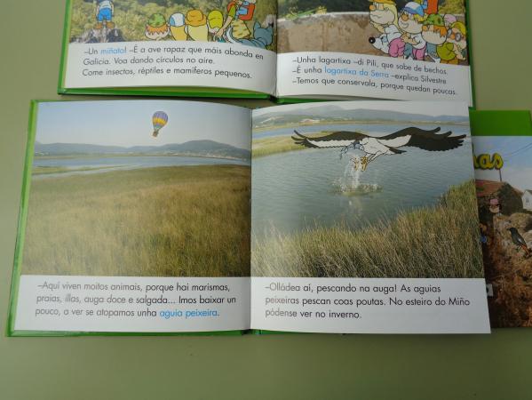 3 libros OS BOLECHAS DESCOBREN A NATUREZA