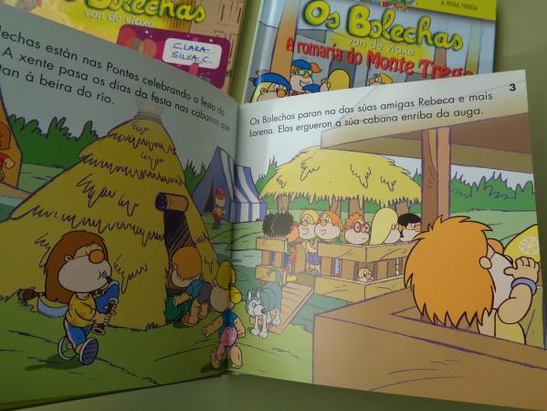 3 libros OS BOLECHAS VAN DE VIAXE (Tapa dura)