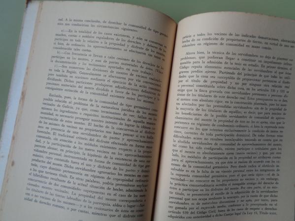 Rgimen de los llamados montes de vecinos en Galicia