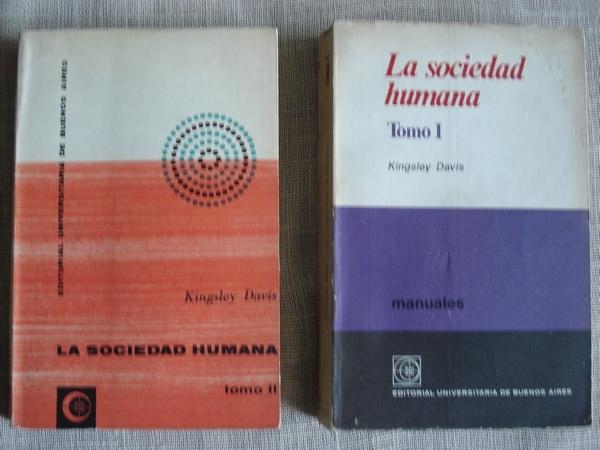 La sociedad humana. 2 tomos