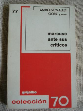 Marcuse ante sus crticos