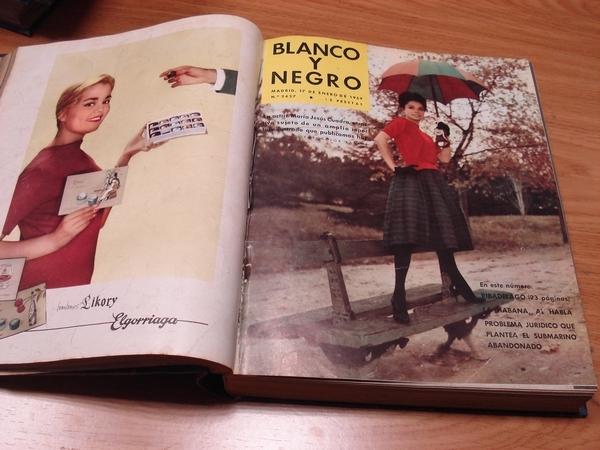 REVISTA BLANCO Y NEGRO. 6 TOMOS. NMEROS 2435 a 2486. AO 1959 COMPLETO. DEL 6-1-1958 AL 27-12-1959