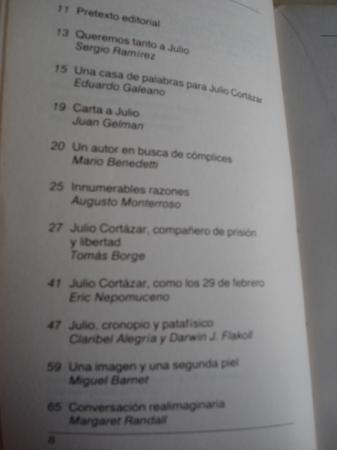 Queremos tanto a Julio. 20 autores para Cortzar. Edicin preparada por Hugo Nio