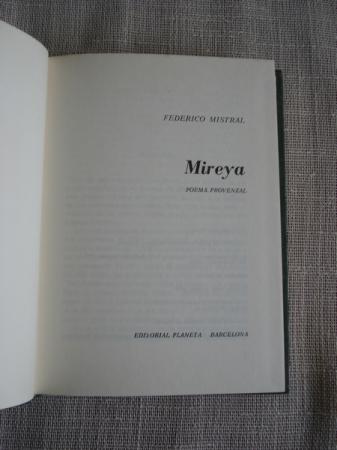 Mireya. Poema provenzal