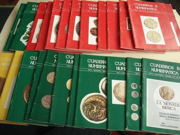 REVISTA CUADERNOS DE NUMISMTICA. Nmeros 1 a 27, en 24 revistas (3 son nmeros dobles: 14-15, 24-25 y 26-27) De mayo de 1978 a julio-agosto de 1980. 